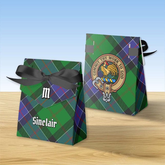 Ballotins Clan Sinclair Crest sur la chasse Tartan (Créateur téléchargé)