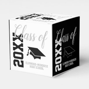 Ballotins Classic Black and White Graduation Party