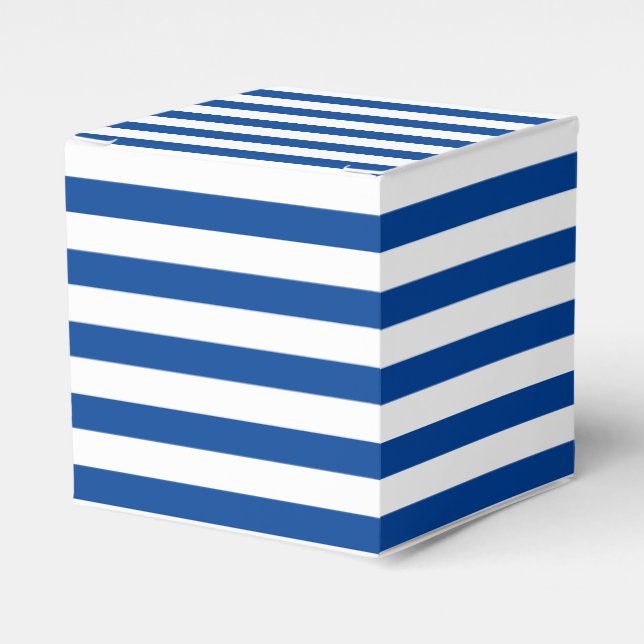 Ballotins Classic Minimal Marine moderne Bleu et blanc rayé (Verso)