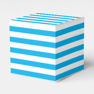 Ballotins Classique élégant rayé bleu ciel et blanc