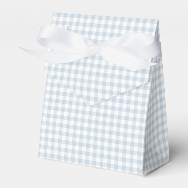 Ballotins Classique Gingham Début d'Automne | Bleu Poussiére (Verso)