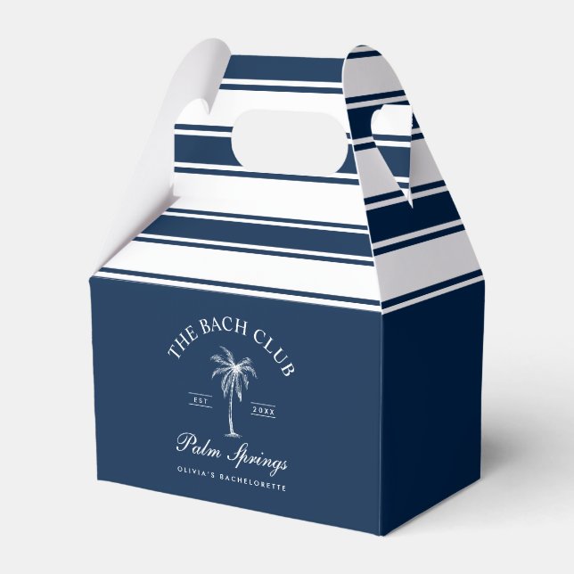 Ballotins Classy Chic Navy et White Bachelorette (Verso)