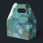 Ballotins Claude Monet Water Lilies Mariage<br><div class="desc">Boîtes de faveur de mariage avec peinture Claude Monet Water Lilies.</div>