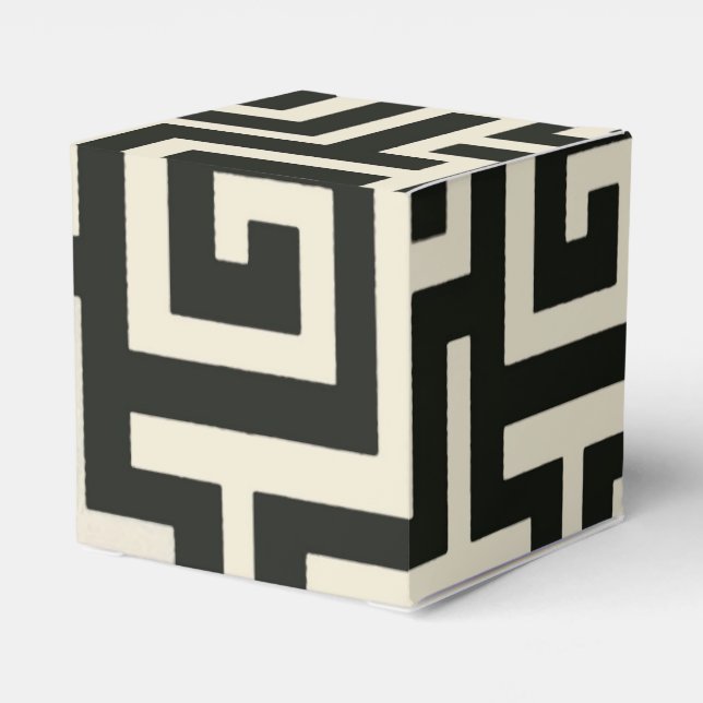 Ballotins Clé grecque noir (Arrière)