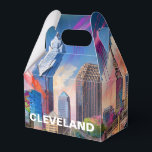 Ballotins Cleveland Skyline Art Abstrait<br><div class="desc">Ajoutez une touche de modernité à votre événement avec ce ballotin présentant l'art abstrait Cleveland skyline. Parfait pour les mariages,  fêtes ou cadeaux d'entreprise.</div>