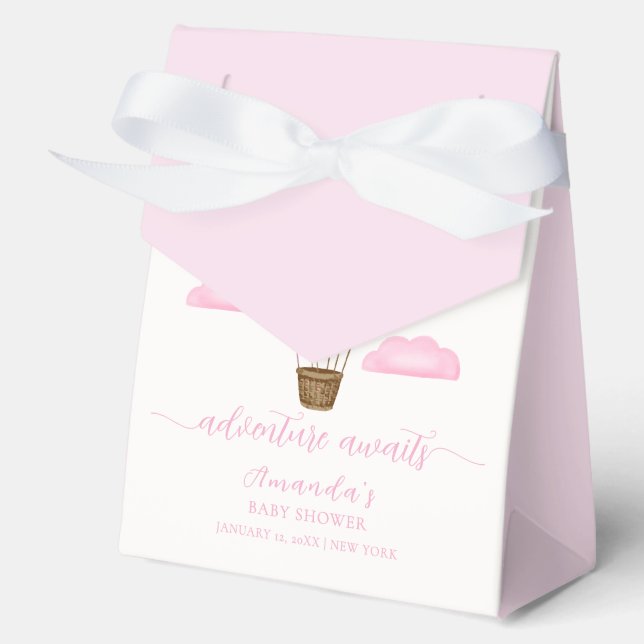 Ballotins Cloud Star Rainbow Hot Air Baby shower de ballon à (Recto)