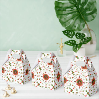 Ballotins Coccinelle de Noël Rouge Blanc Vert Fête