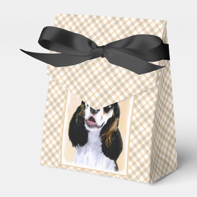 Ballotins Cocker Spaniel (Parti) Peinture - Art Chien origin (Verso)