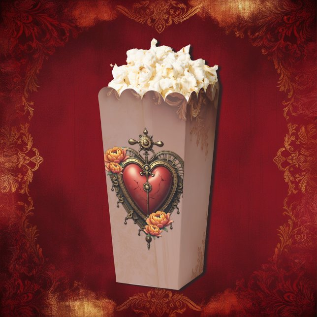 Ballotins Coeur de vapeur avec fleurs. (Créateur téléchargé)