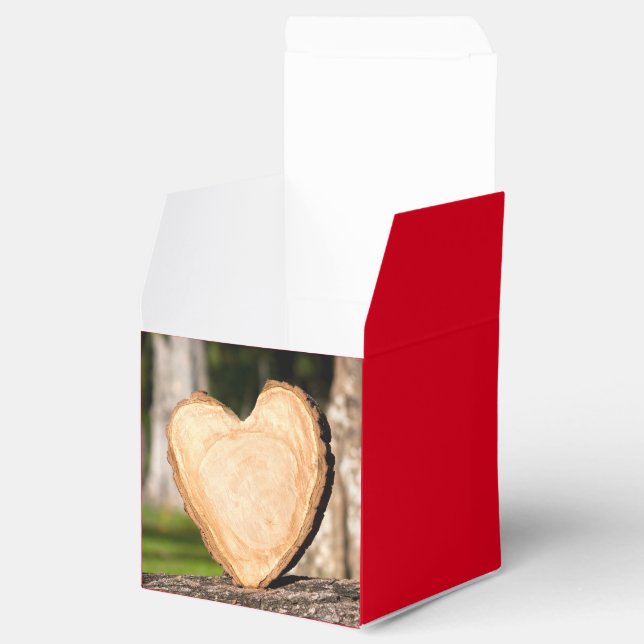 Ballotins coeur en bois (Ouvert)