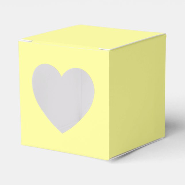 Ballotins Cœur jaune canari (Verso)