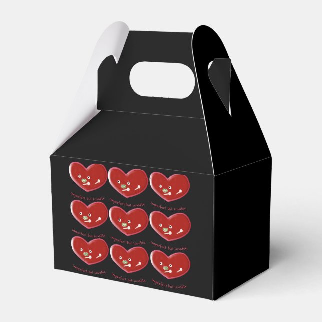 Ballotins Coeur poupée amour rouge (Verso)