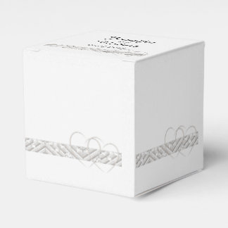 Ballotins Coeurs enchevêtré Frontière Florale Mariage Favor