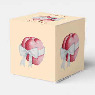 Ballotins Coeurs rouges romantiques attachés avec un ruban b