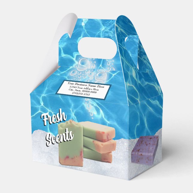 Ballotins Coffret Cadeau de Savons de Bain Biologiques (Verso)