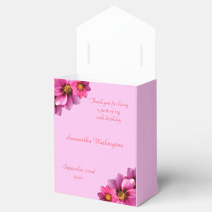 Ballotins Coin Décor Classique Dahlias Anniversaire