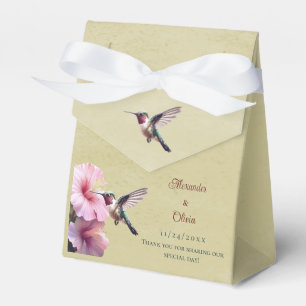 Ballotins Colibri et Mariage d'Hibiscus Jaune