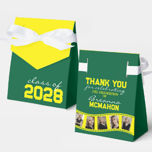 Ballotins Collage photo vert et jaune