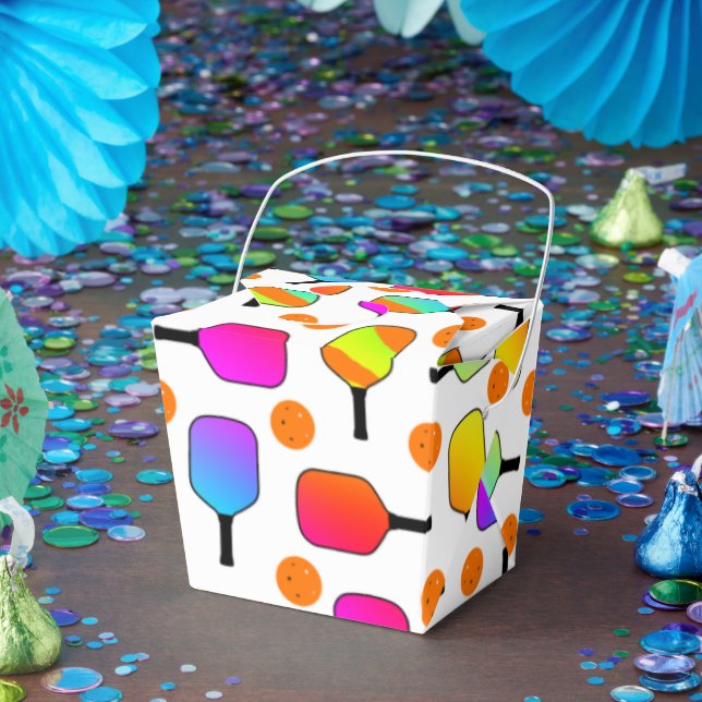 Ballotins Coloré, Pickleball Paddles, Orange Pickleballs (Fête)