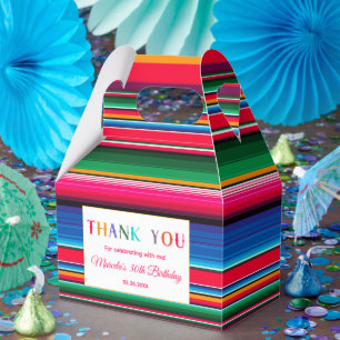 Ballotins Colorée serape de la fête mexicaine Merci 