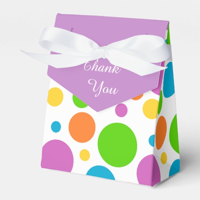 Ballotins Colorful Bright Rainbow Dots (Verso)