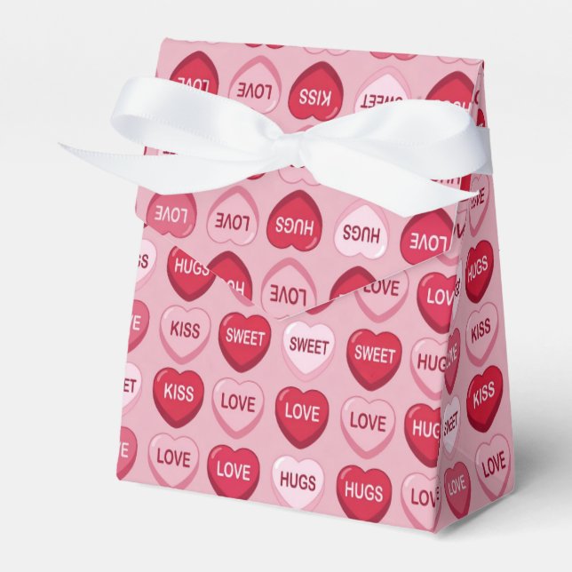 Ballotins colorful candy Valentine's day heart pattern (Verso)