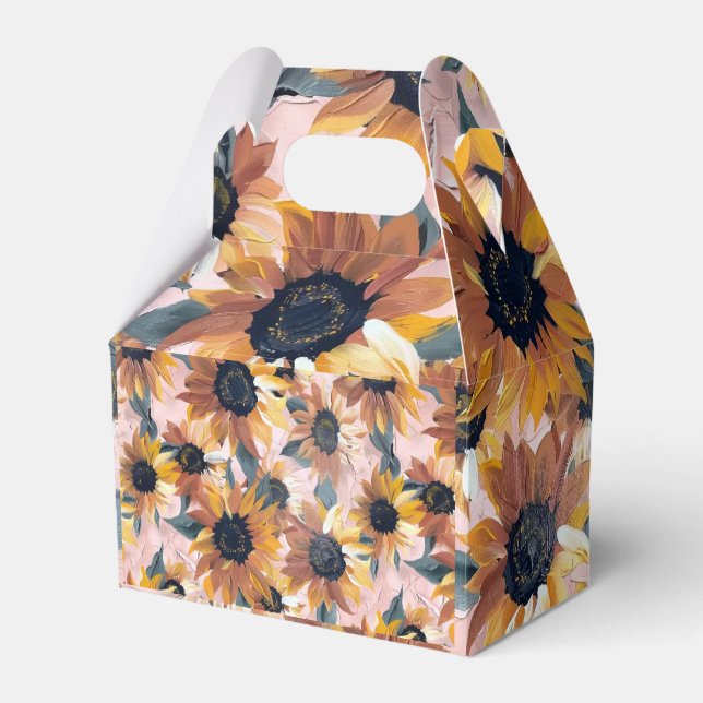 Ballotins Conception aquarelle de tournesol (Verso)
