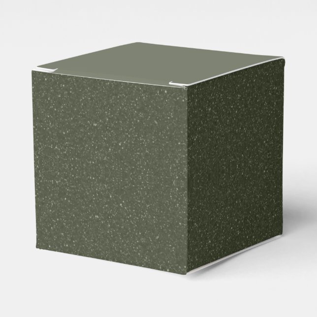 Ballotins Conception de boîte cadeau verte à mousse tachetée (Verso)