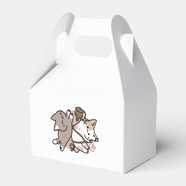 Ballotins Conception de chats mignons et joueurs – Art de pa (Verso)