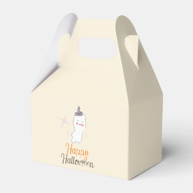 Ballotins Conception de dessin animé Halloween Ghost rétro (Verso)