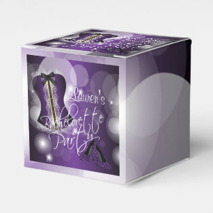 Ballotins Conception de fête de jeune fille violette