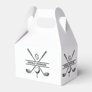 Ballotins Conception de monogramme de golf élégant