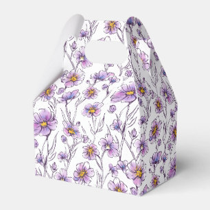 Ballotins Conception de motif botanique de fleur sauvage vio
