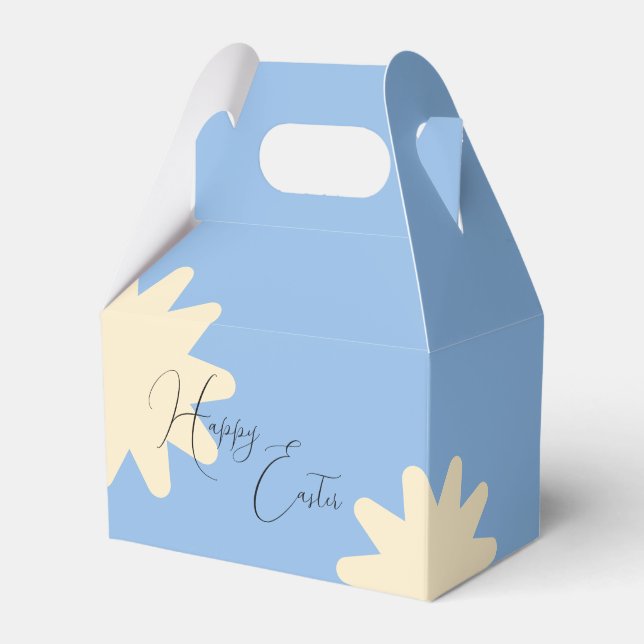Ballotins Conception de sac cadeau étoile fleur jaune (Verso)
