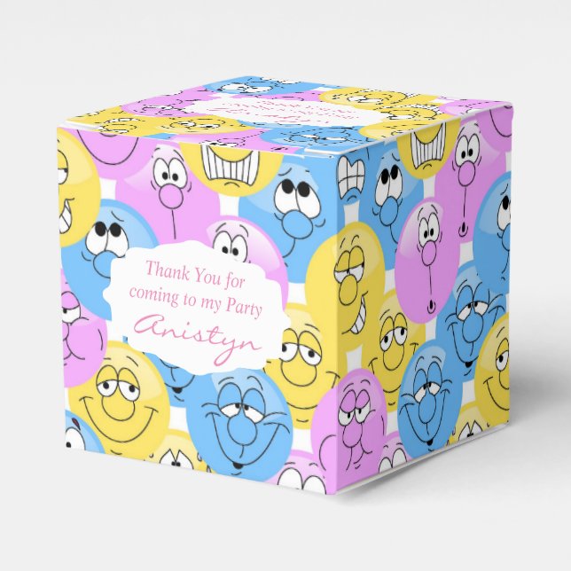 Ballotins Conception d'emoji pastel coloré 😀 (Verso)