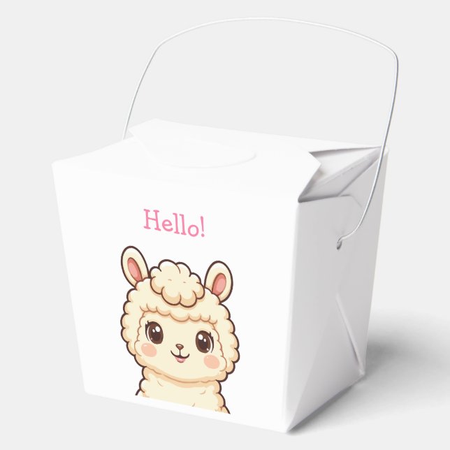 Ballotins Conception d'illustration de lama mignon (Recto)