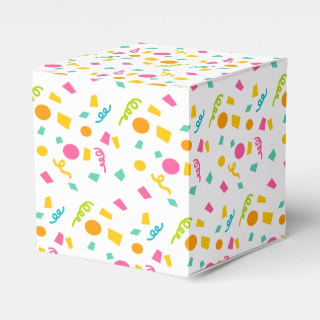 Ballotins Confetti Party Favoriser Box (Verso)