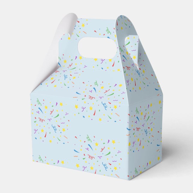 Ballotins Confettis Bleus 1er Anniversaire (Verso)