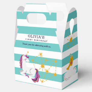 Ballotins Constellation Unicorne Vert 1er anniversaire Merci