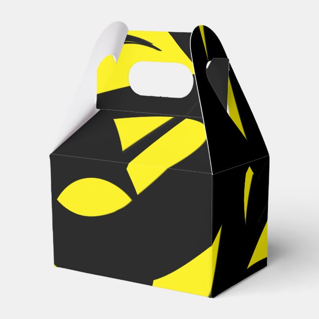 Ballotins Contemporain Moderne Jaune / Noir  (Verso)