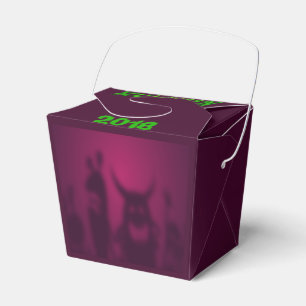 Ballotins Conteneur chinois de la fête du monstre violet d'H