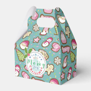 Ballotins Cookies Noël Ballotin Turquoise