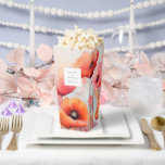 Ballotins Coquelicots Aquarelle Rouge dans un Champ de Maria<br><div class="desc">Boîtes de faveur de pop-corn avec une belle image aquarelle. Un champ de fleurs rouges avec de belles gouttes et taches aquarelles.</div>