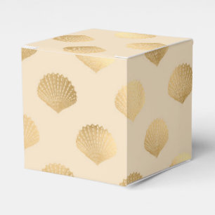 Ballotins Coquillages nautiques vintage or