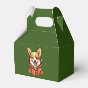 Ballotins Corgi Drôle Portant un Sweat à Capuche