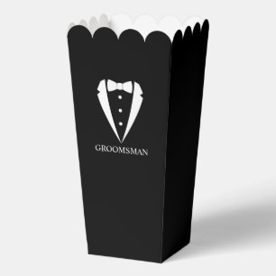 Ballotins Costume de smoking noir avec nœud papillon pour ga