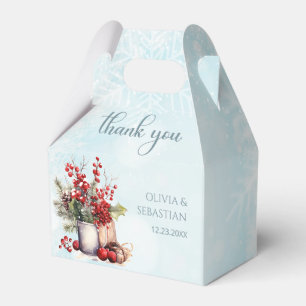 Ballotins Cosy Winter Rowan bouquet Mariage