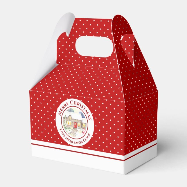 Ballotins Cottage neigeux Joyeux Noël du Père Noël (Verso)