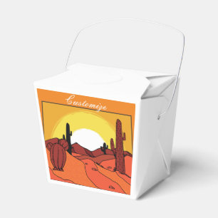 Ballotins Coucher du soleil Thunder_Cove de cactus de déser