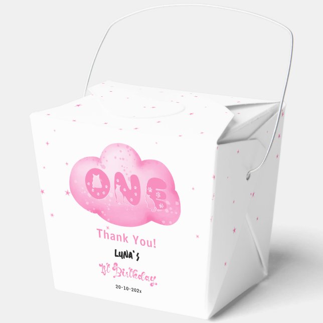 Ballotins Couleur d'aquarelle de la police de chats rose Clo (Recto)